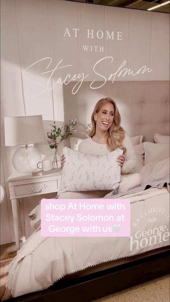 Stacey launched a new 127-piece spring collection with Asda