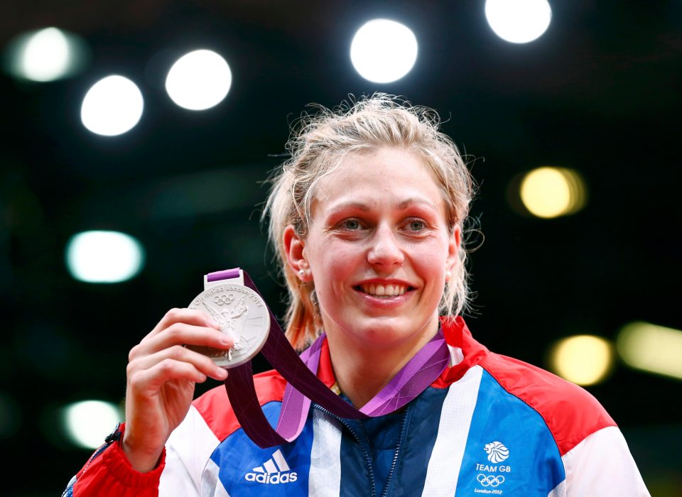 Gemma Gibbons won silver for Team GB at the London 2012 Olympics