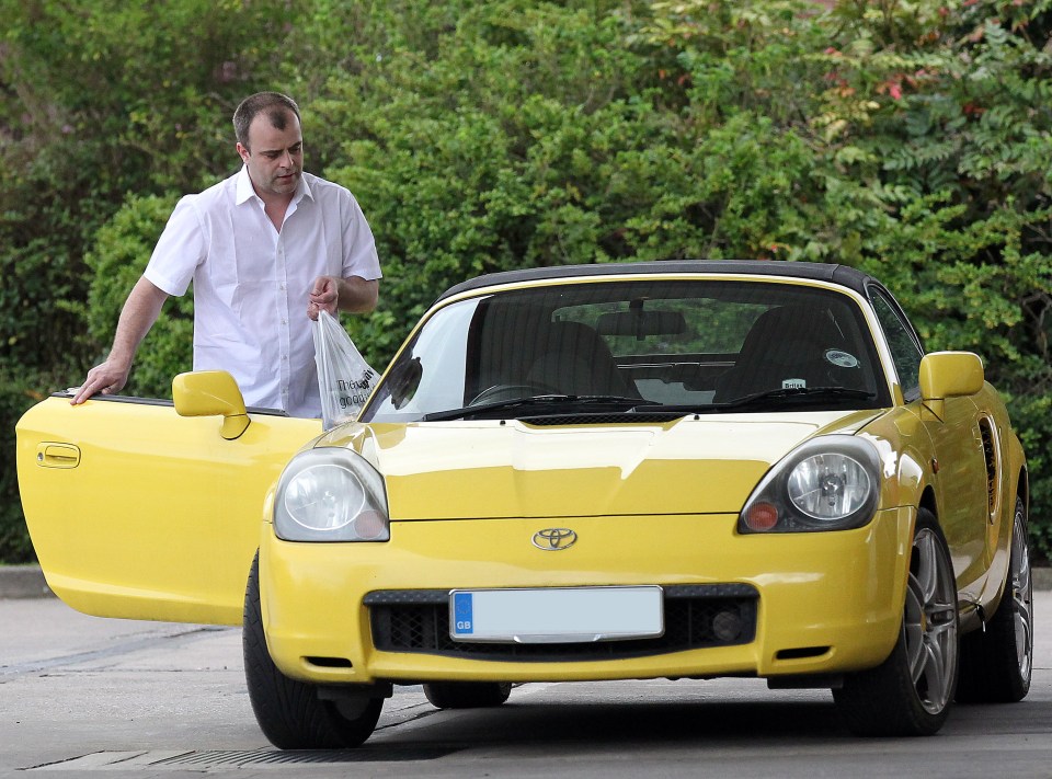 He was spotted in a Toyota MR2 in 2013