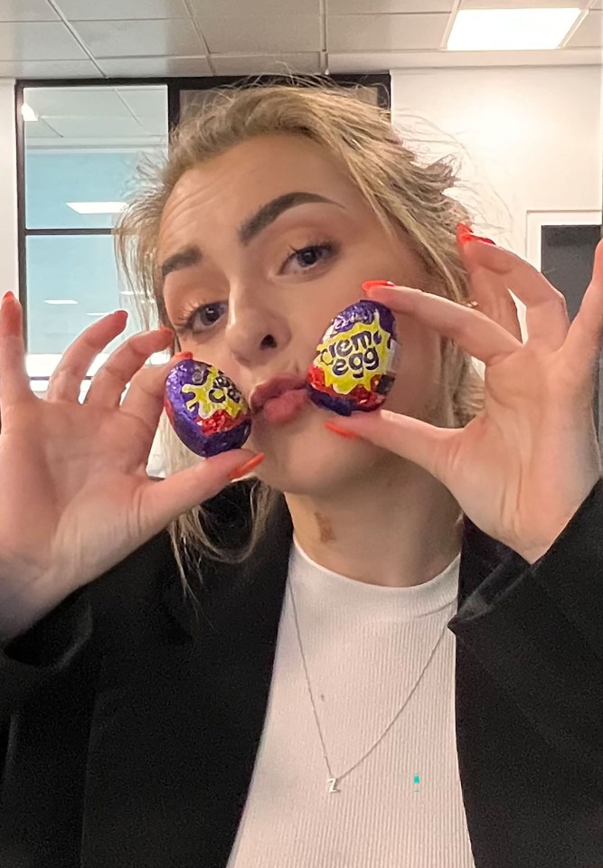 Creme egg super fan Zara Winstanley eats 50 of them each month