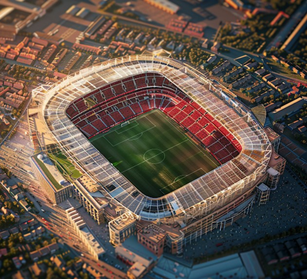 AI have created and released several new images of what the new Old Trafford could look like