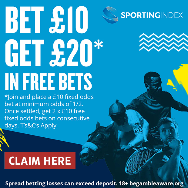 Click the image to claim Sporting Index Cheltenham offer