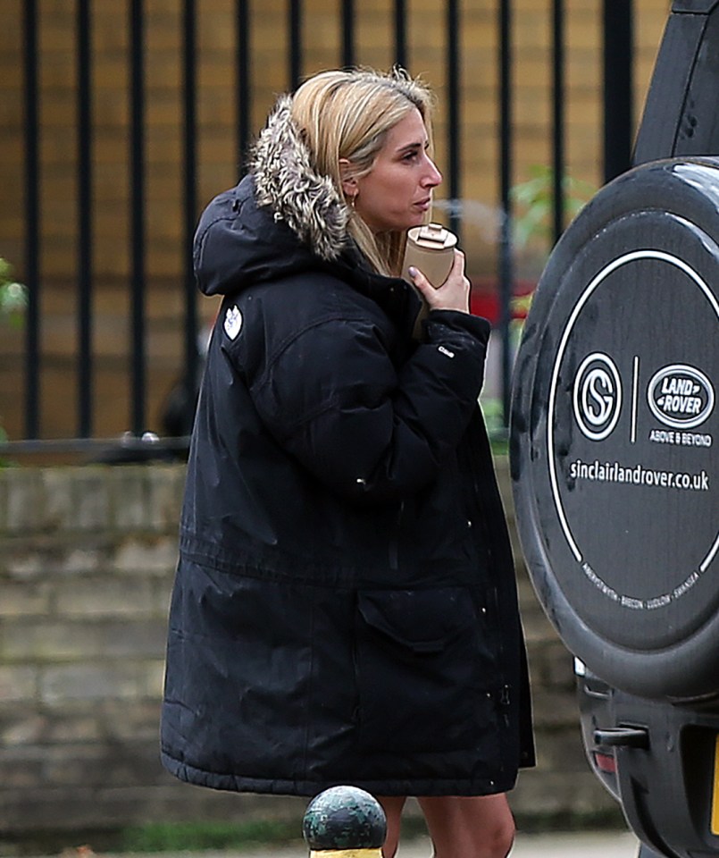 The Loose Women star was recently spotted having a cheeky cigarette