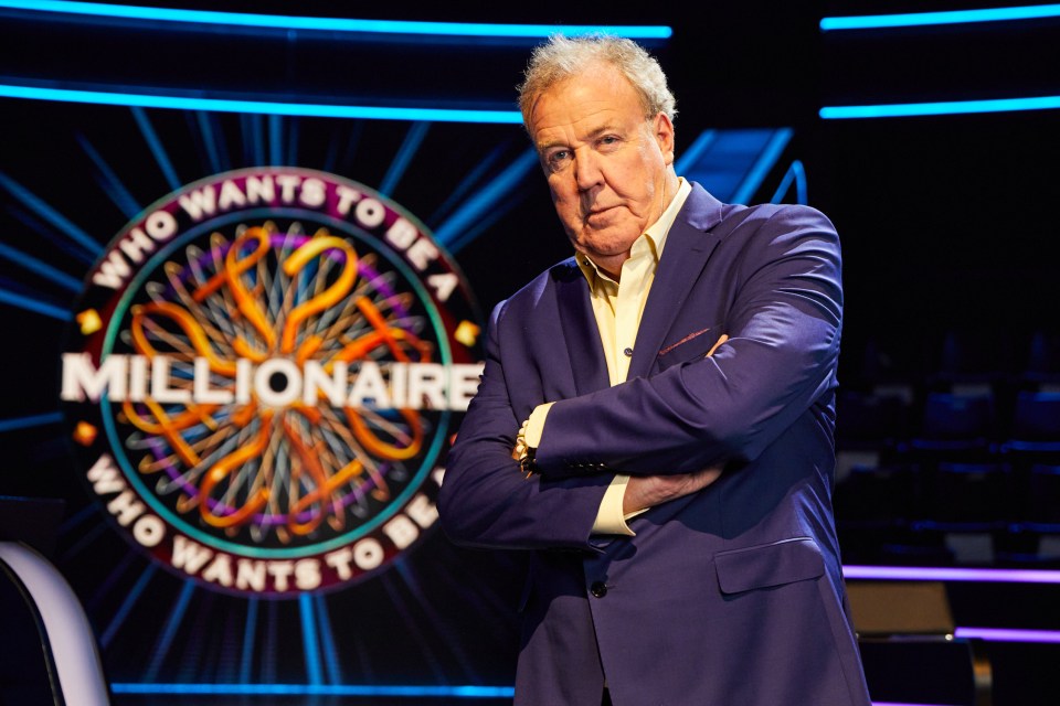 Who Wants to Be a Millionaire? host Jeremy Clarkson posed the tricky question