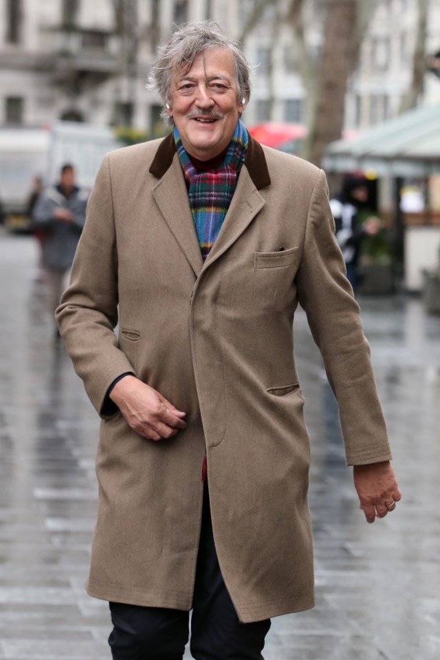 Stephen Fry pictured in December 2019 after his dramatic 5st weight loss from taking Ozempic