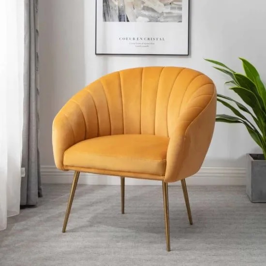 Yellow accent chair, £134.99 at The Range