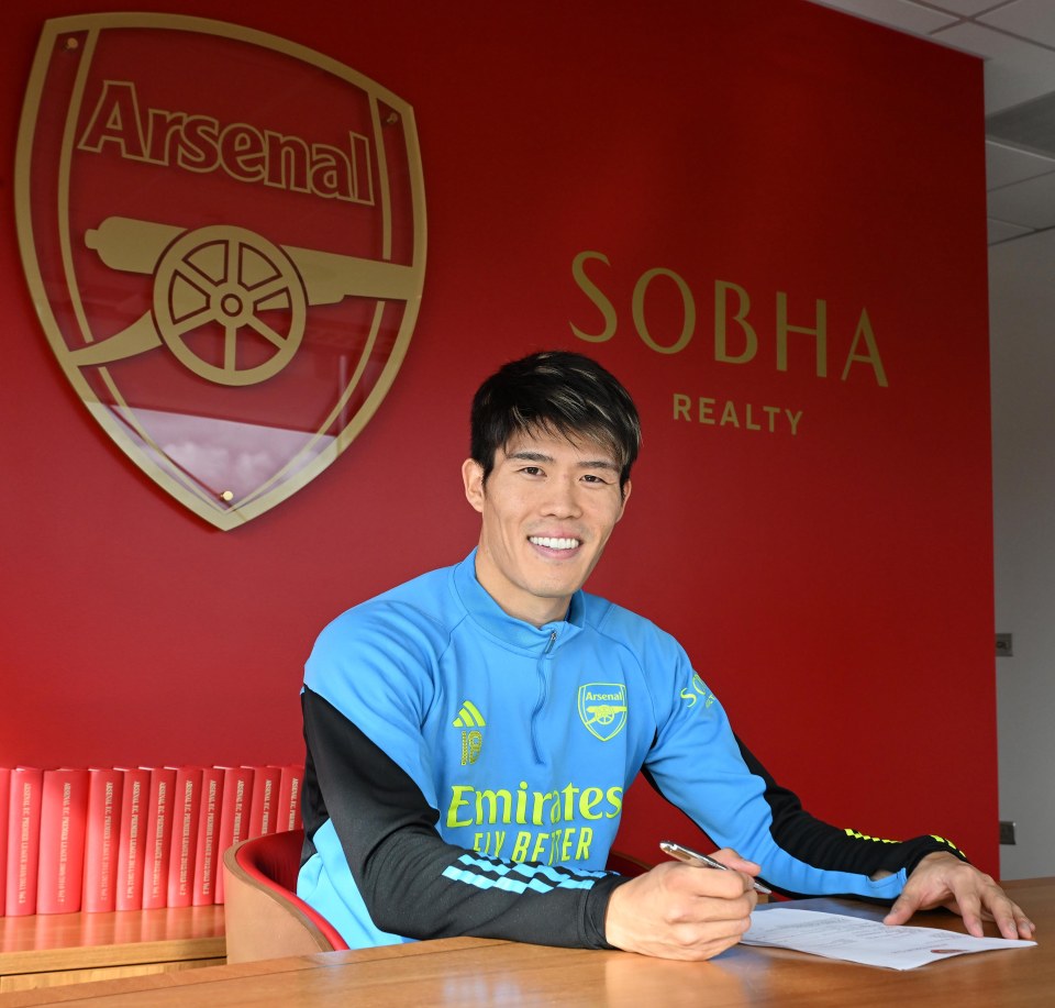 Takehiro Tomiyasu is the latest Arsenal player to pen a new deal