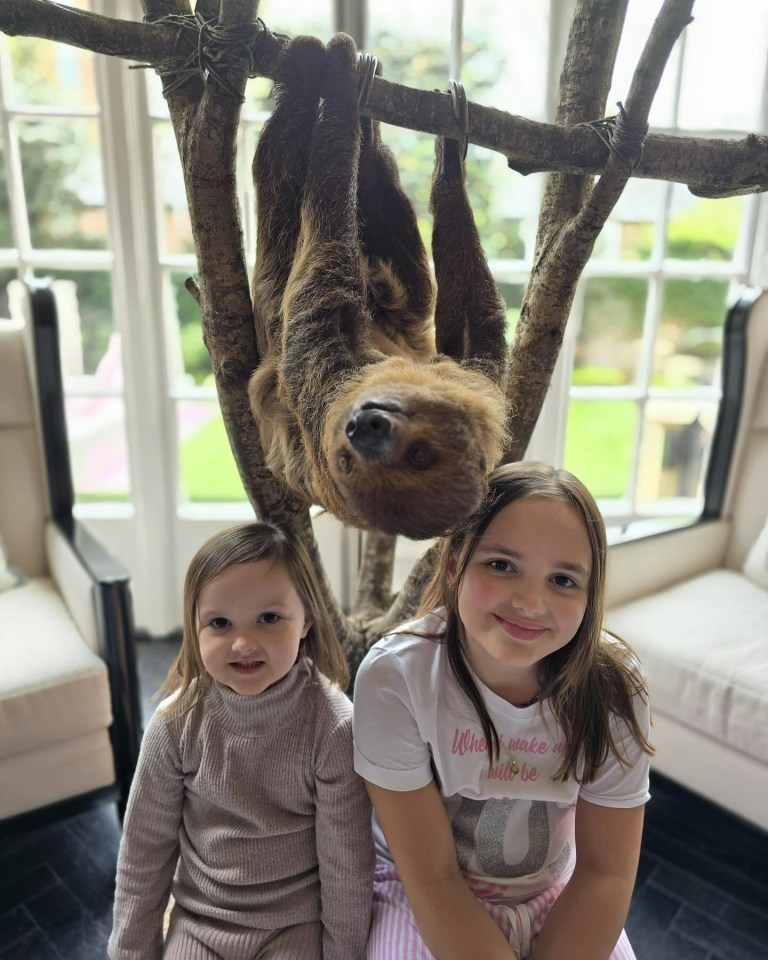 Socialite Tamara Ecclestone bought her eldest daughter a sloth for her birthday