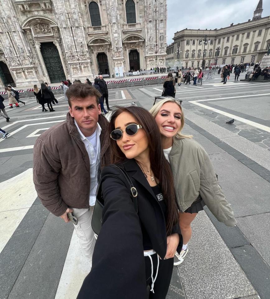 Jet-setter Chloe recently returned from a trip to Milan