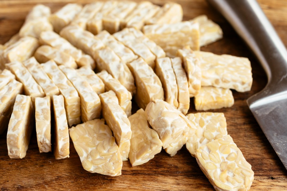 Tempeh is a meat alternative that can be found in supermarkets