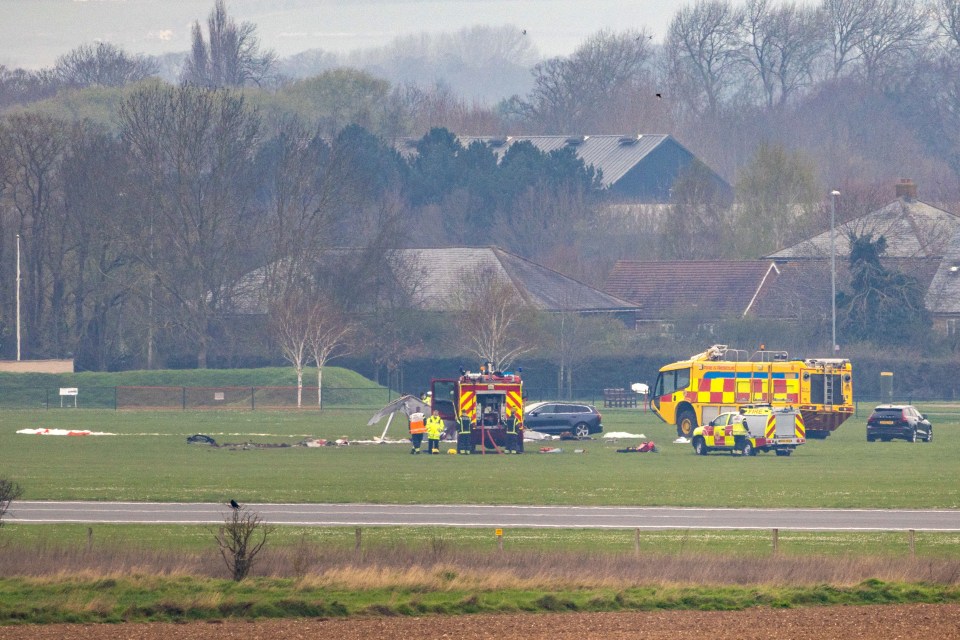 The incident involved a private aircraft, the airfield said