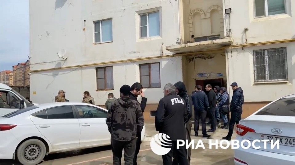 A major operation took place in the Russian region of Dagestan to detain three men suspected of terrorism