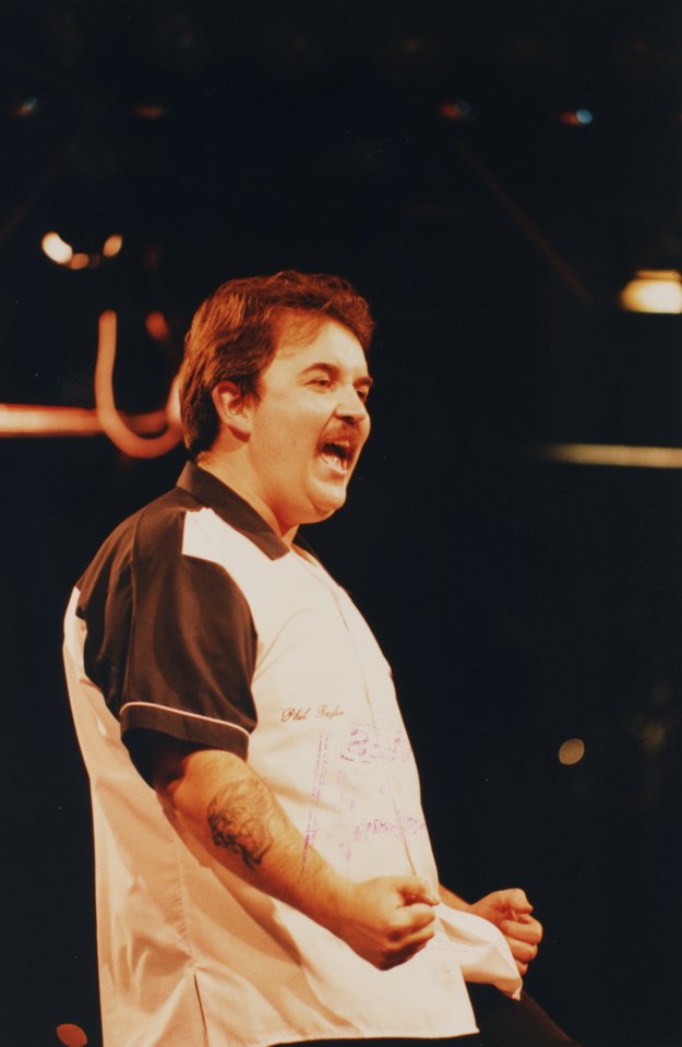 Phil Taylor, pictured here in 1993, has claimed Martin Adams could have been a multi-millionaire