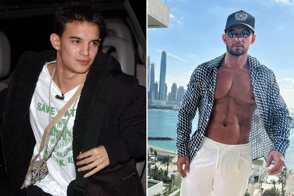 Kenzie has overhauled his body since quitting reality TV