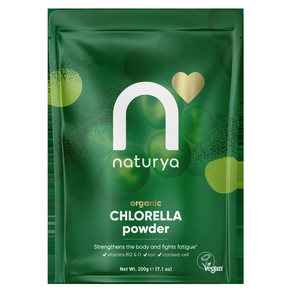 This is just 100 per cent plant chlorella and a superfood that is packed full of antioxidants