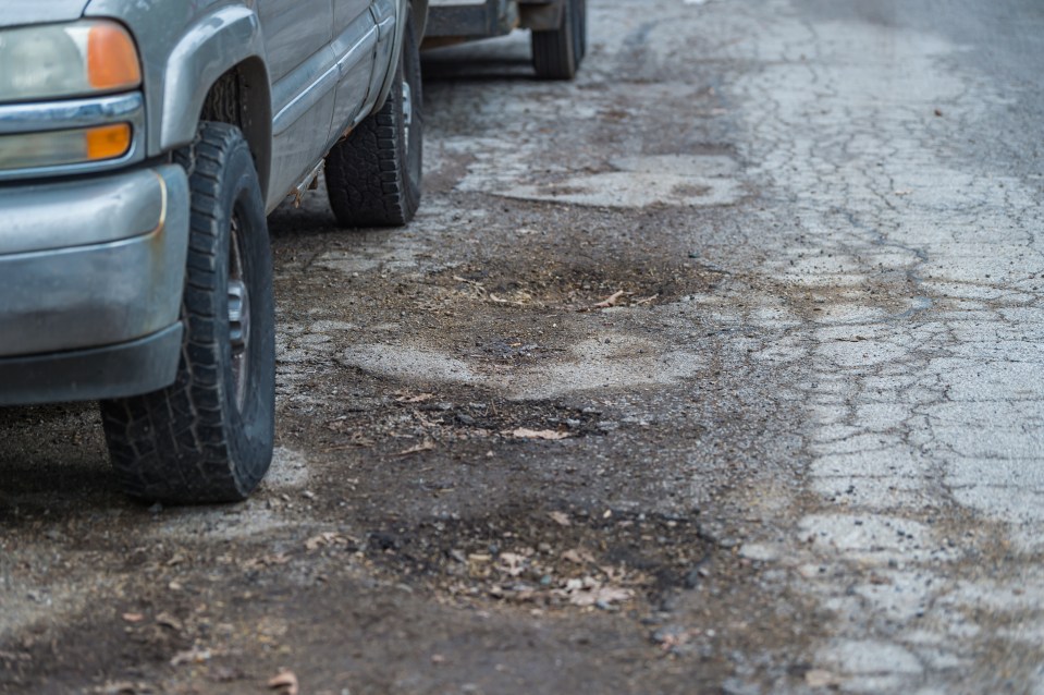 Brits have been warned they face fines of up to £2,500 if they swerve to avoid potholes