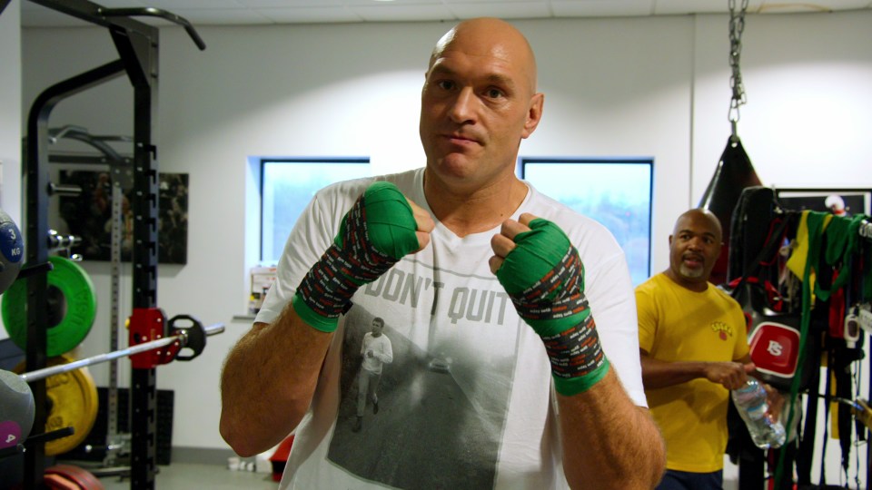 Fury previously gave camera crews access to his gym