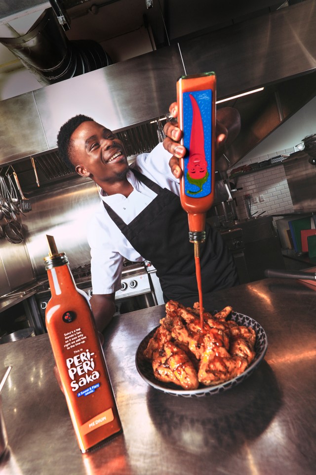 Bukayo Saka launched his own Nandos sauce this past year