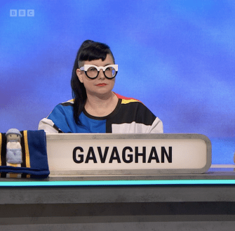 Open University team captain Ann Gavaghan from Philadelphia certainly made an impression after appearing in the second quarterfinals of the BBC show