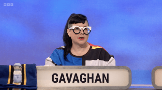 University Challenge fans jokingly compared one contestant's peculiar outfit choice to opticians' ‘tester pair’ glasses.