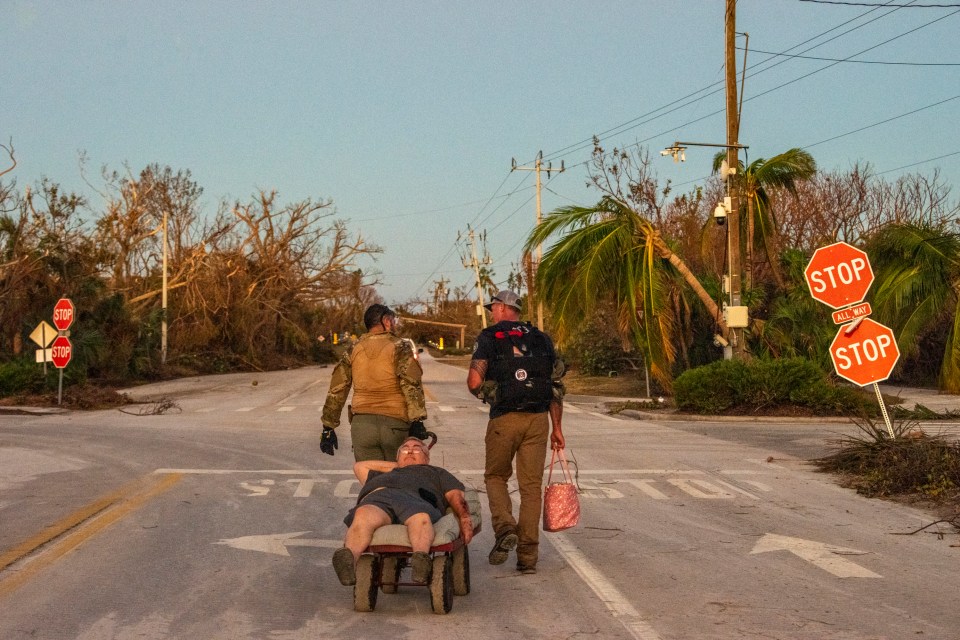 Project Dynamo in action in Florida rescuing injured and trapped people from the disaster zone