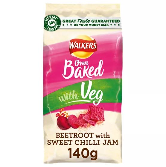 Walkers has discontinued its Baked Beetroot with Sweet Chilli Jam crisps