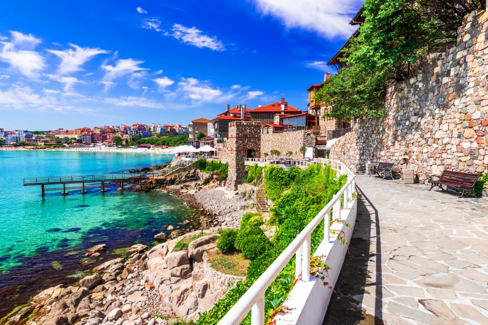 The ancient seaside town of Sozopol is known for its cobbled streets, terracotta-topped houses and wooden buildings