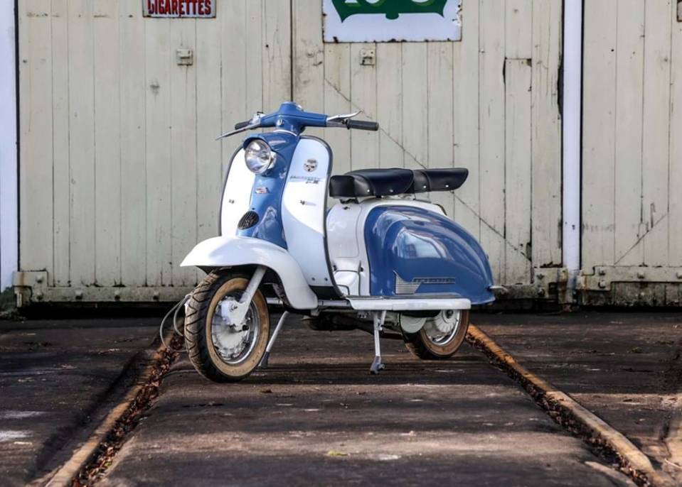 A 1959 Lambretta 150cc has sold for almost £4,000 at an auction on Saturday