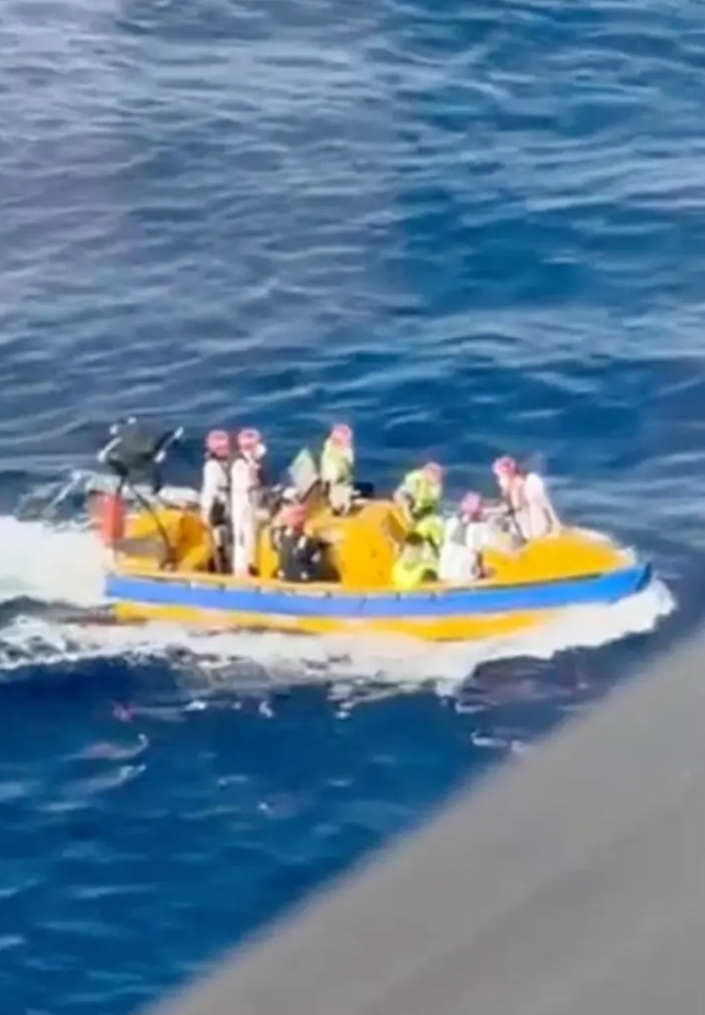 Crew from the Royal Caribbean's Icon of the Seas safely rescued all of the castaways