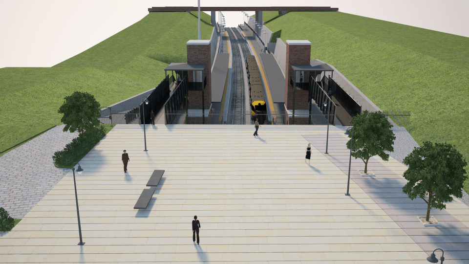 The new station will be located between Woodbridge Road and St Mary’s Row