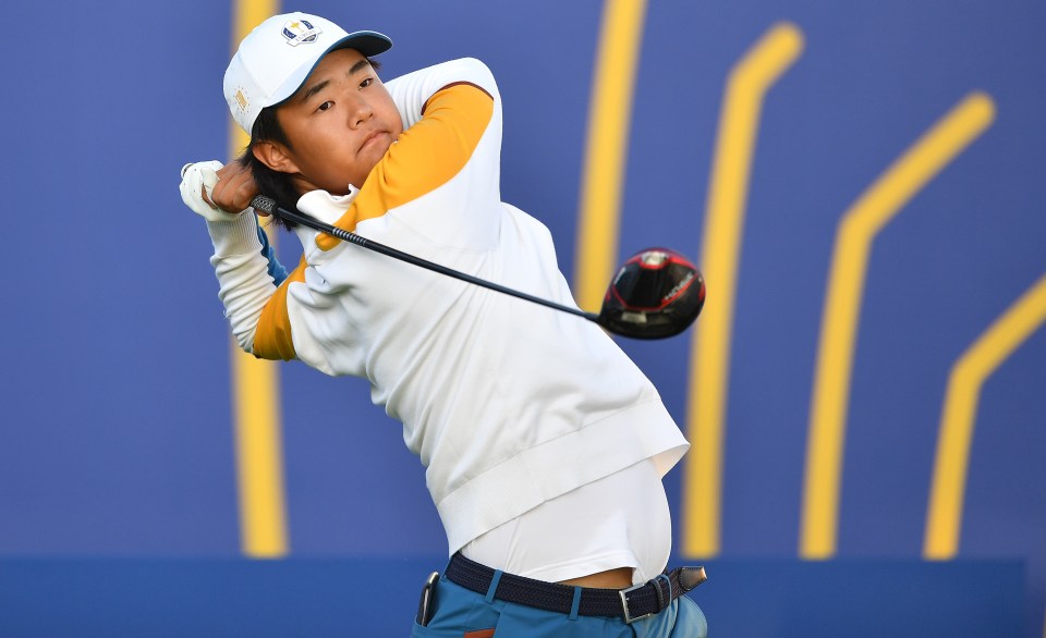 Kris Kim was sensational at last year's Junior Ryder Cup