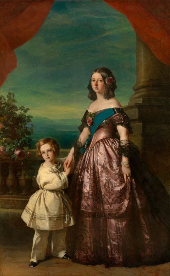 Franz Xaver Winterhalter’s Queen Victoria with the Prince of Wales, 1846, which hangs in the Principal Room