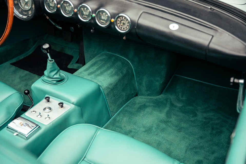 The interior is super rare for a Ferrari car to have