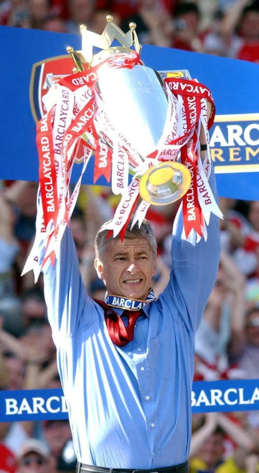 Arsene Wenger was in charge the last time Arsenal won the title in 2004