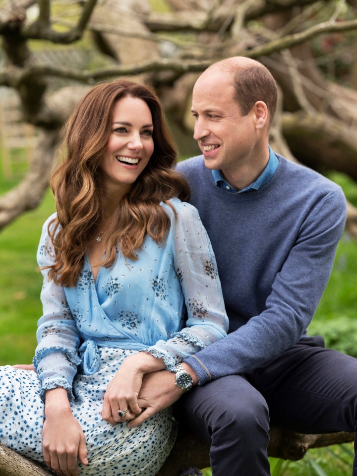 Prince William and Kate for their tenth wedding anniversary