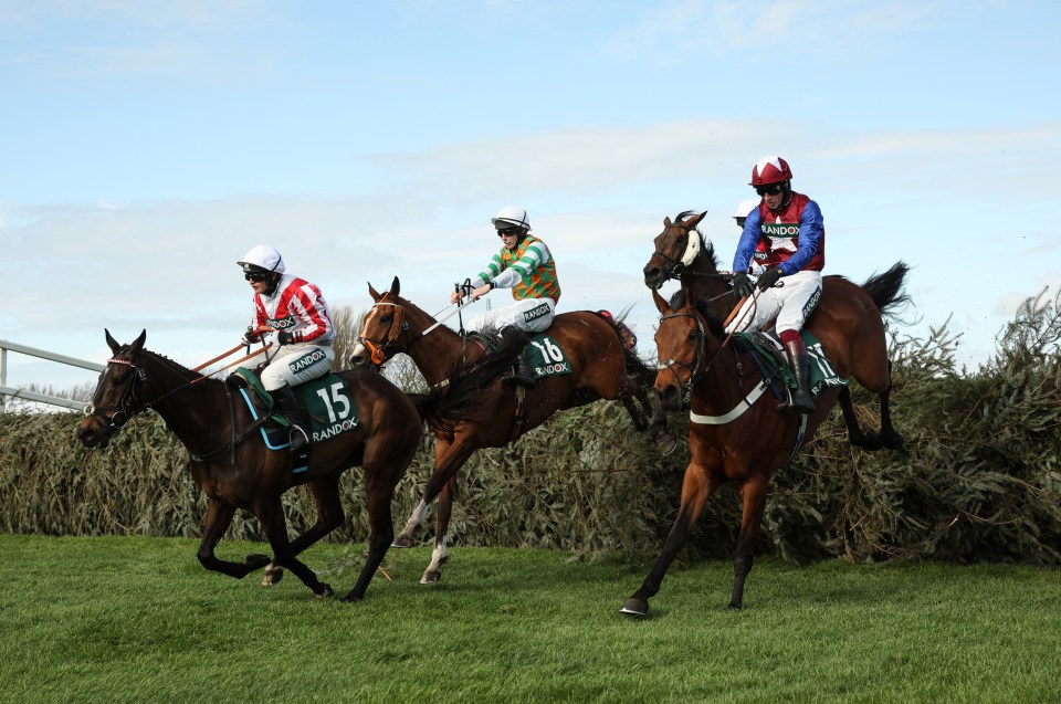 Famous Clermont, right, won the iconic Foxhunters easily last year but has not been declared for this year's race