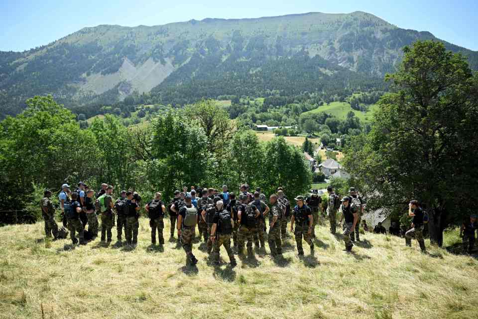 Cops. soldiers and volunteers scoured the area but could not find any trace of Emile last year