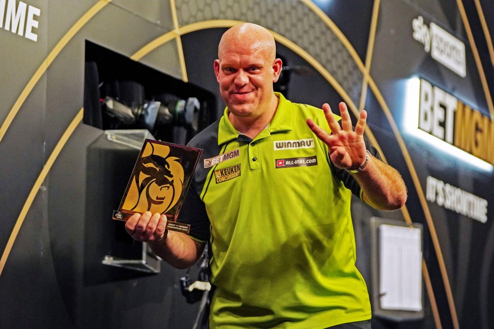 Michael van Gerwen has now won FOUR Premier Leagues in a single season