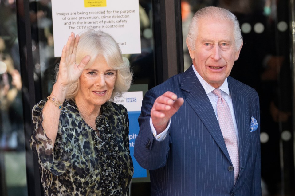 King Charles looked well with Queen Camilla at his side