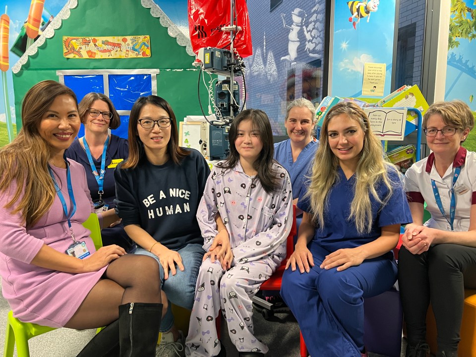 Kai Xue (centre) has been cured of super-rare Wild syndrome after receiving a "world-first" treatment