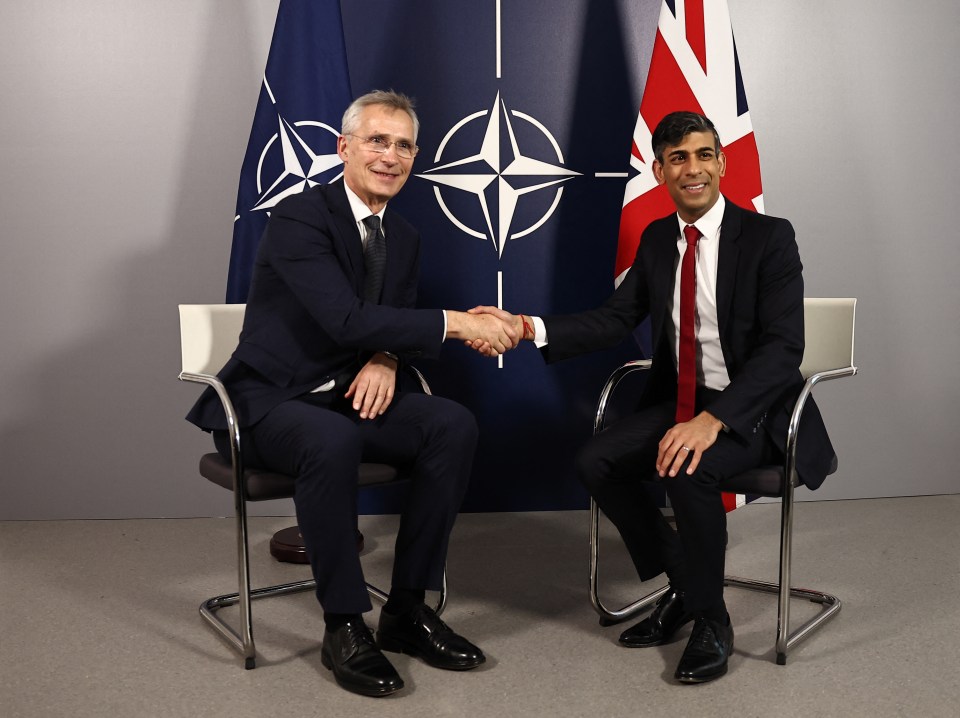 PM Rishi Sunak with Nato chief Jens Stoltenberg as they jetted to Poland this week for crunch security talks