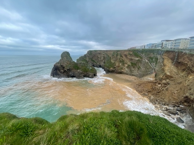 One campaigner claimed 10,000 tonnes of rock collapsed in the latest fall