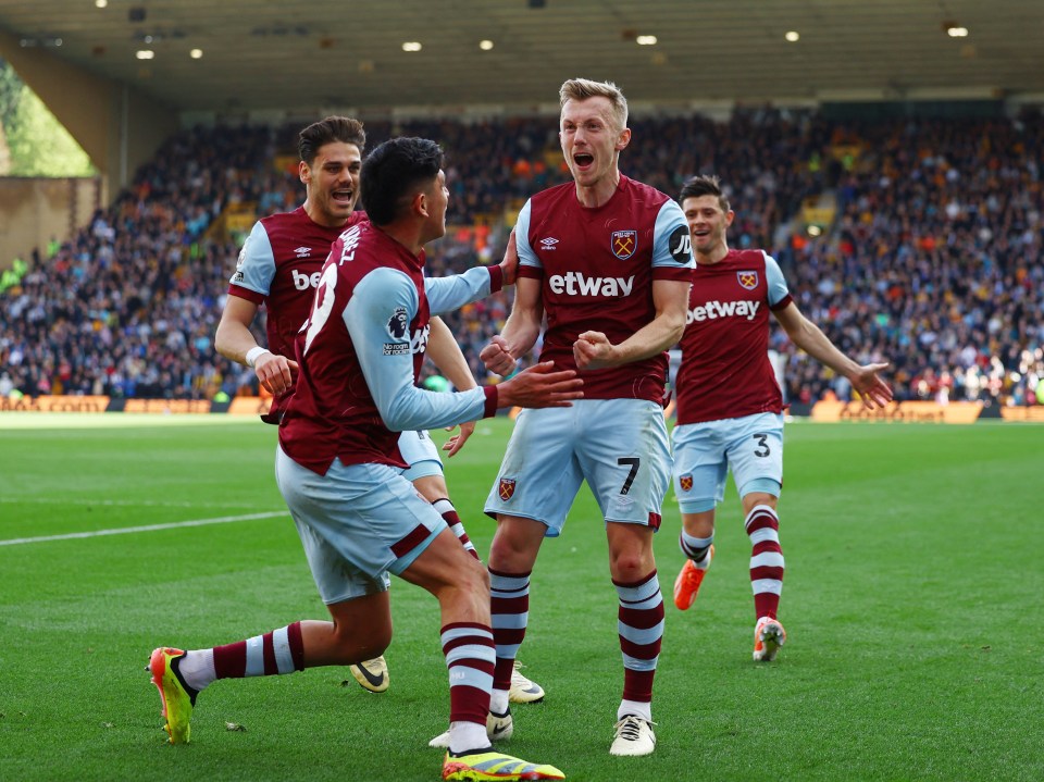 James Ward-Prowse scored direct from a corner