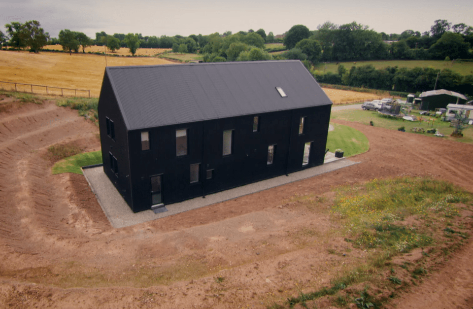 Critics compared the home to a giant shed because of the corrugated outer shell