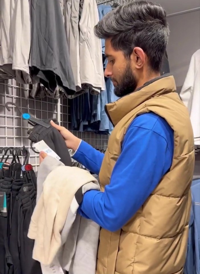 The aspiring influencer toured Primark in one clip