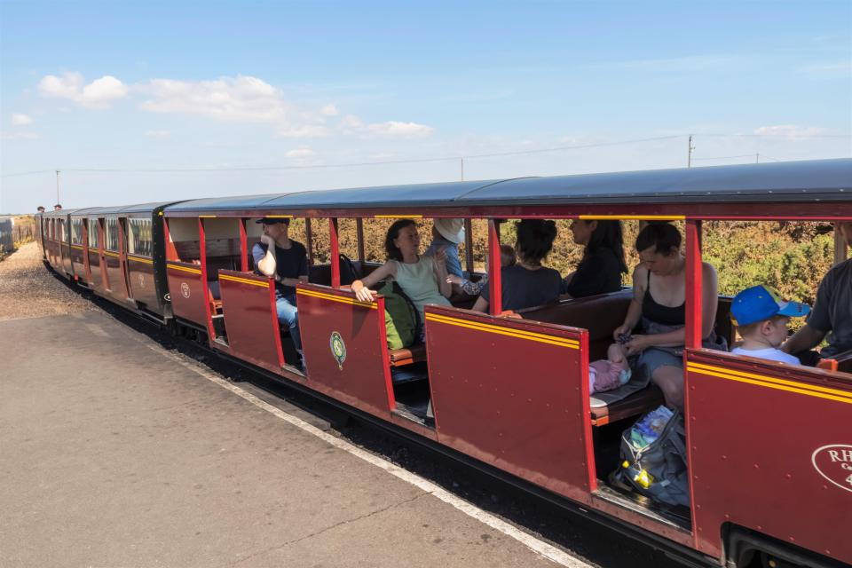 Passengers can ride along the line as much as they like for £28 a day