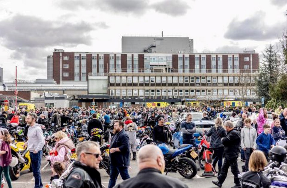 Charity bikers were hit with fines for overstaying the allotted three-hour time slot in a Tesco car park