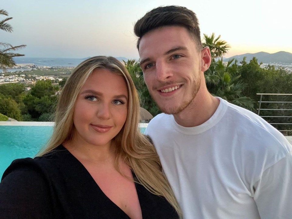 Declan Rice's partner Lauren has become the target of cruel trolls