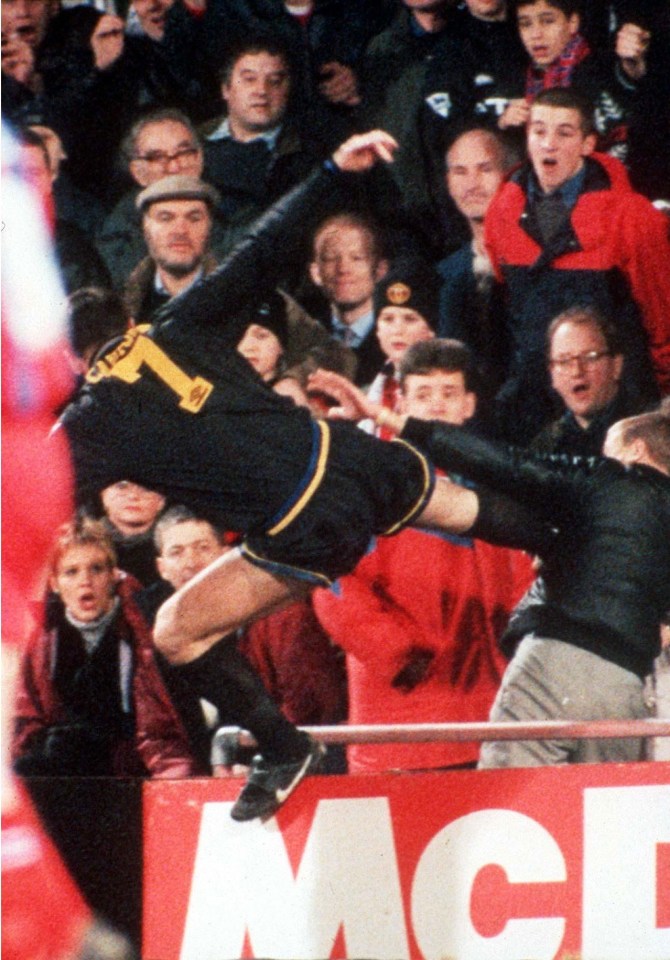 Robert Milkins insists his actions weren't as bad as Eric Cantona's infamous karate kick