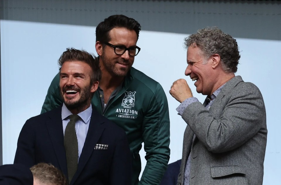 Ferrell watched Wrexham alongside David Beckham and Ryan Reynolds in the 2022 FA Trophy final